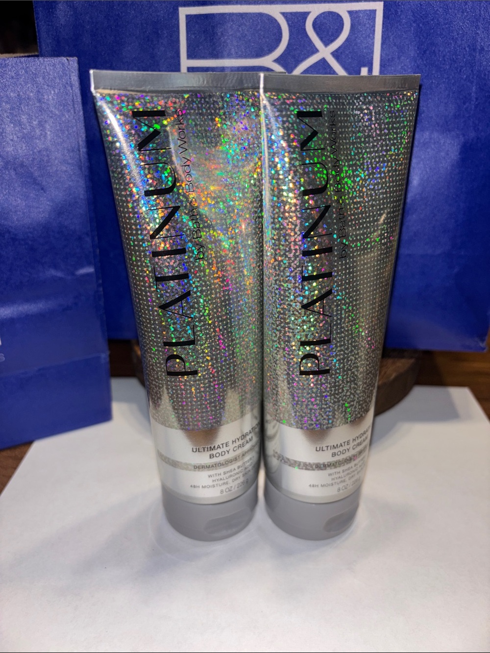 Platinum BBW Ultimate Hydrating Body Cream Full Size 8 oz New